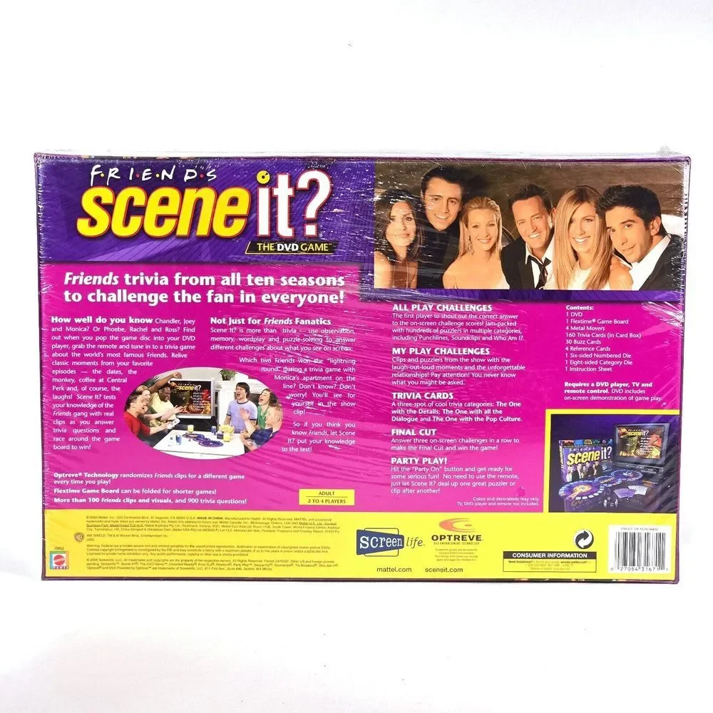 Scene It? Friends Edition DVD Game Trivia Screenlife Games 2002–12 Complete‎ Set